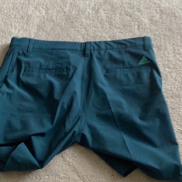Green flattop golf shorts - Picture 2 of 2